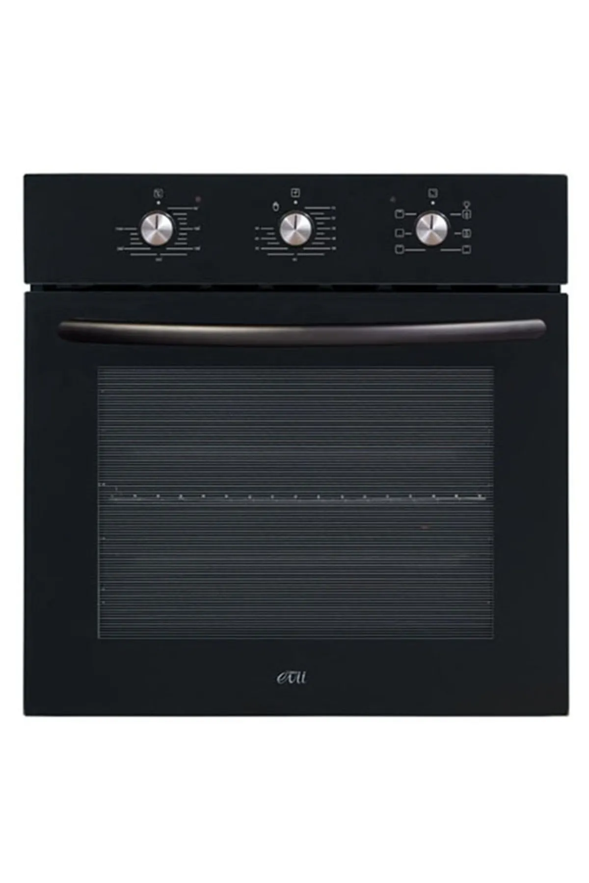 Çetintaş 5112 Siyah Cam Ankastre Fırın