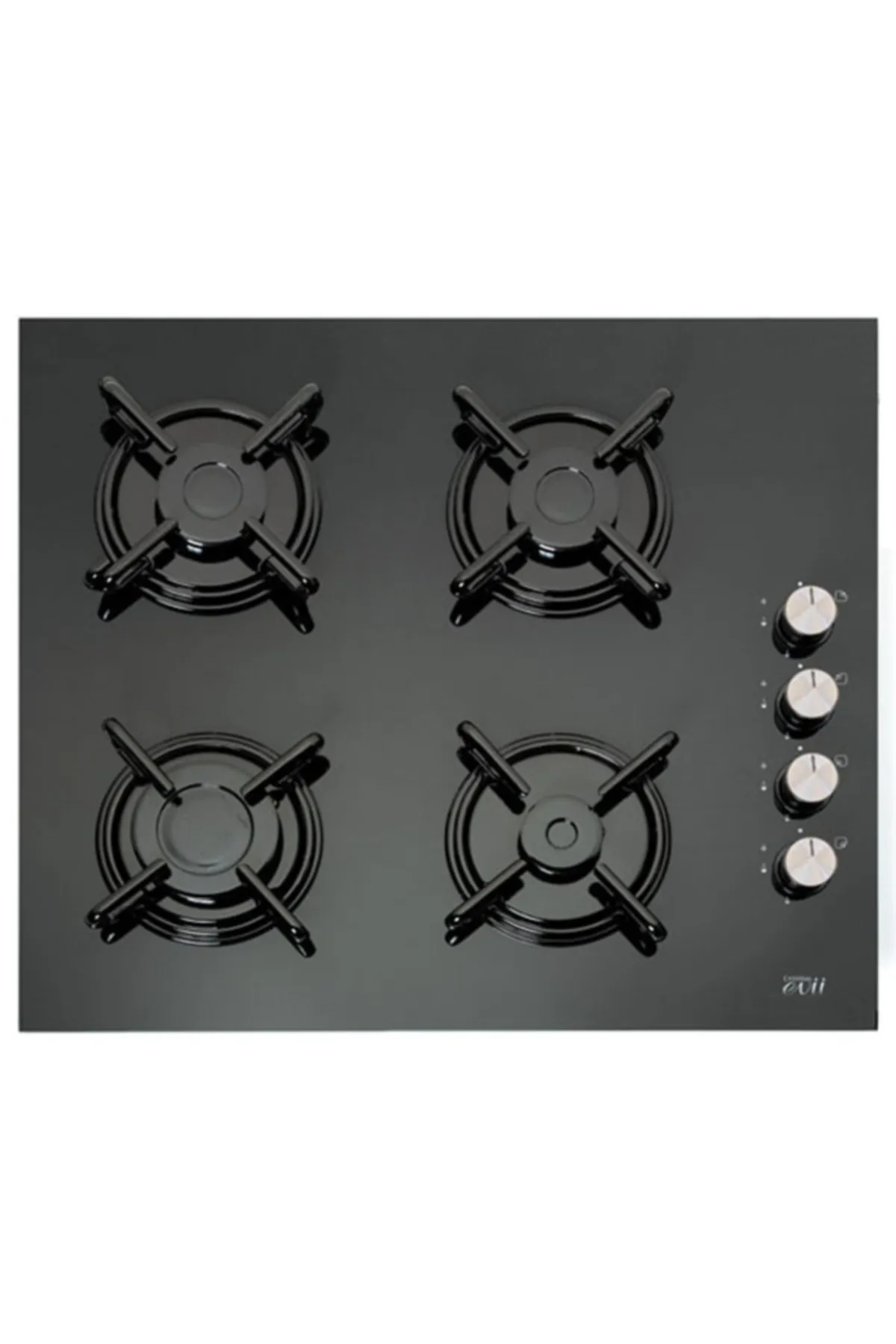Çetintaş Premium Elit Siyah Cam Ankastre Set 4