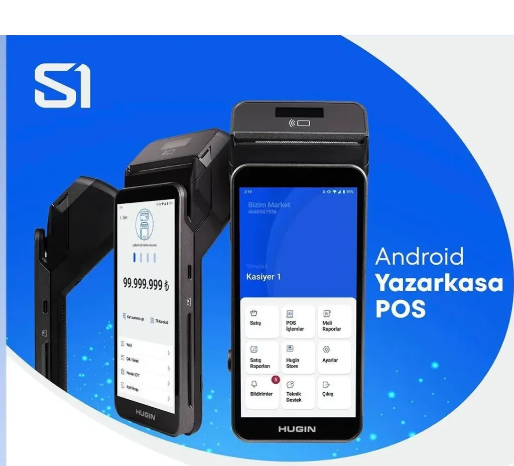 HUGİN S1 ANDROID YAZARKASA POS